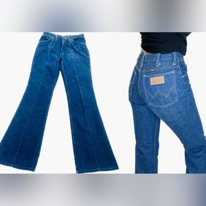Vintage 70’s BELL Wrangler RARE 🔥⭐️ 1971 High Waisted Rigid Made in USA Jeans